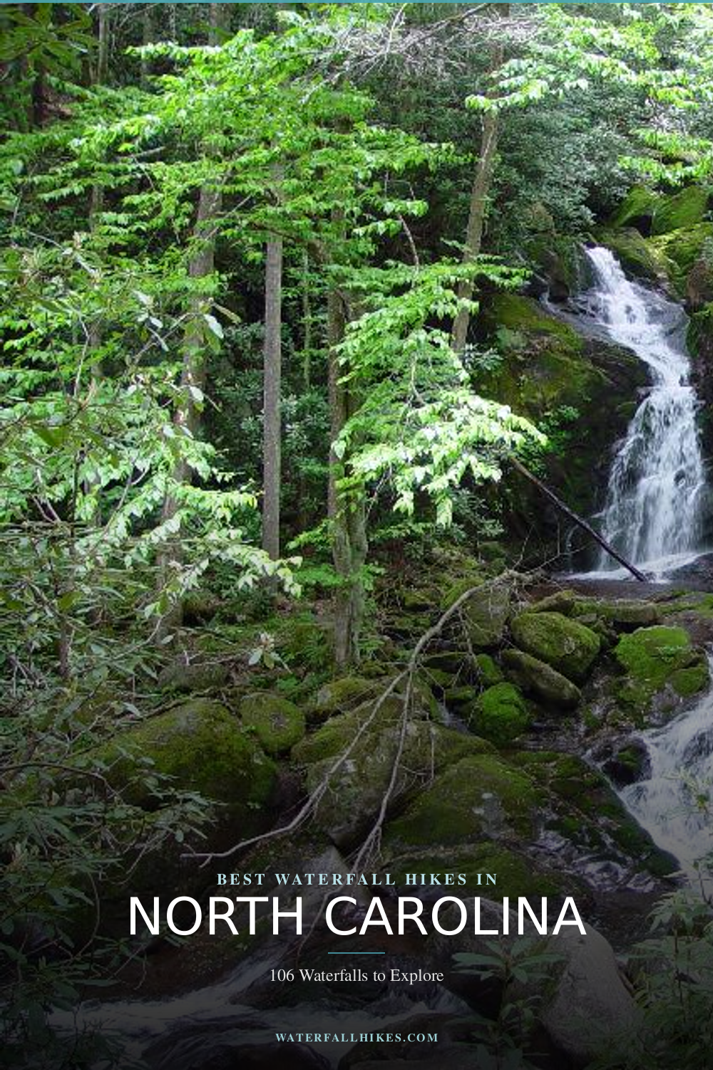 North Carolina Waterfall Hikes Pinterest Guide