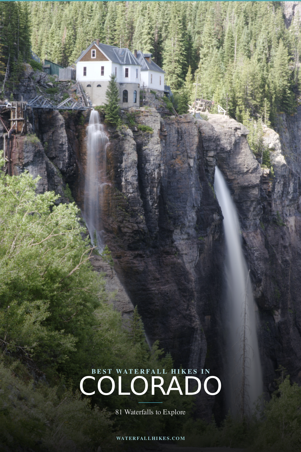 Colorado Waterfall Hikes Pinterest Guide